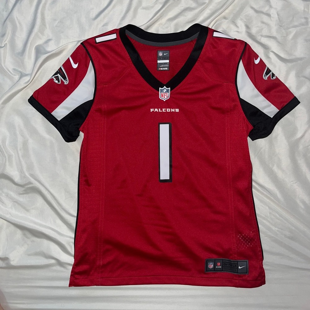 Atlanta Falcons NFL Nike Womens Size Small Red 1 Jersey